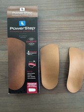 NEW PowerStep Pinnacle dress 3/4 orthotics size A M5-6.5/W7-8.5 