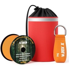 XBEN Arborist Throw Line Kit   150ft Slick Rope 150FT Rope with 9 Oz Throw Bag