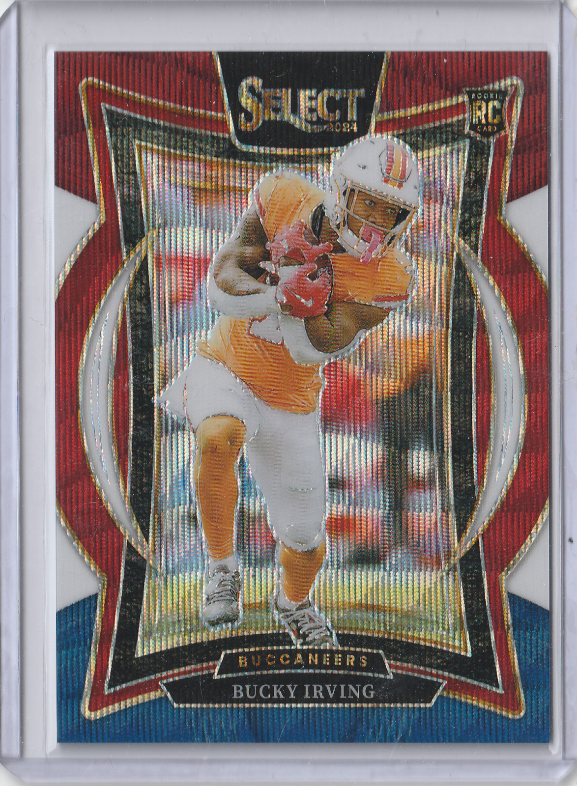 BUCKY IRVING 2024 PANINI SELECT #4 TRI-COLOR CONCOURSE LEVEL /299 BUCCANEERS