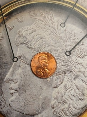1982 P small date zinc Lincoln Penny nice looking coin  T-309