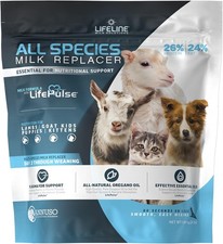 Annuso Lifeline All Species 4 Lb Milk Replacer 26 Protein Kittens Puppies Lambs