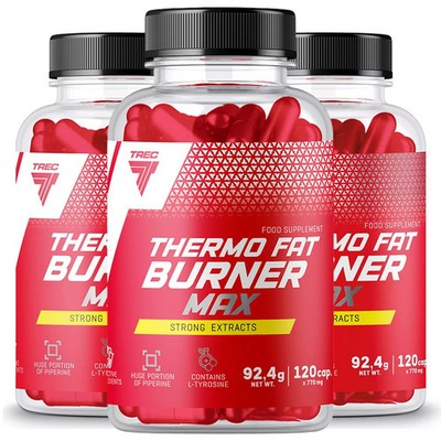 THERMO FAT BURNER MAX - 120-240 Caps - Fat Burner Weight Reduction Energy Boost