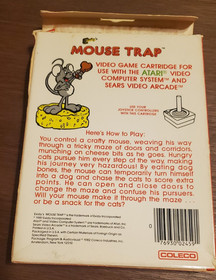 Atari 2600 Game Mouse Trap CIB Complete In Box 