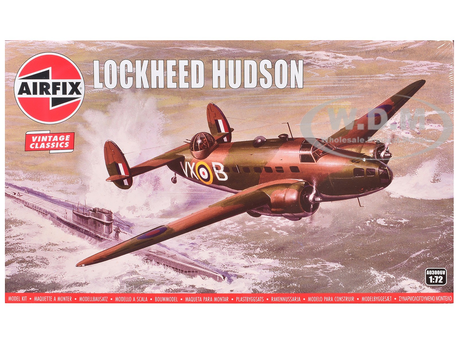 Lockheed Hudson Aircraft 1/72 Scale By Airfix Aira03006vf