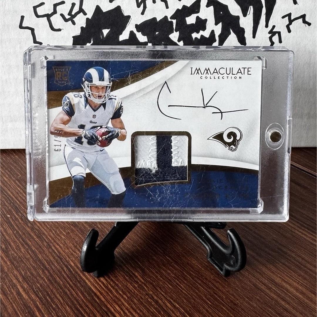 Cooper Kupp Panini Immaculate Collection #134 Patch Autograph