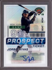 JORBIT VIVAS 2024 Panini Prospect Edition Silver Prizm Autograph Auto #97