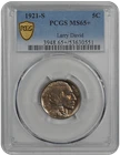 1921-S Buffalo PCGS  MS 65+