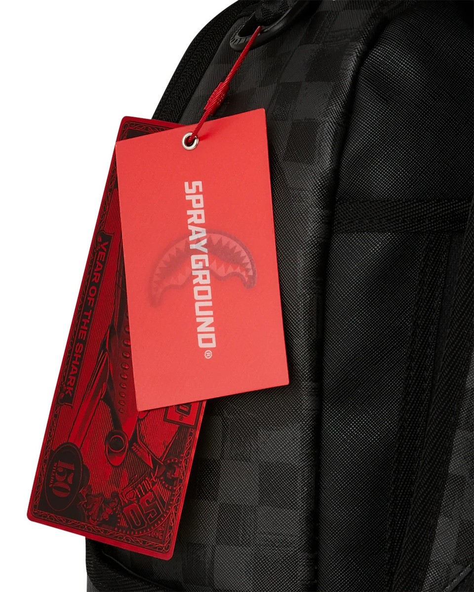 Sprayground Midnight Shadow Dlxv Backpack Scribble Black Bookbag