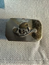 1960'S PRESIDENT LBJ LYNDON B JOHNSON CAMPAIGN POLITICAL BELT BUCKLE W/HAT 1