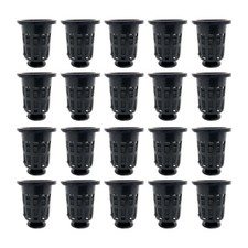 20 Pieces Net Pots for Hydroponics Small Garden Slotted Mesh Net 0.45 per sponge