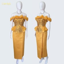 Khmer Traditional Outfit / Cambodian Clothes - 2 Piece, Khmer Shirt  Skirt