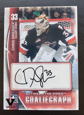 2013-14 ITG Between the Pipes Chris Driedger GoalieGraph Vault Black Auto #A-CD