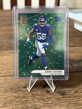 Bobby Okereke 2024 Panini Donruss Elite - Green Disco #49 - Giants 