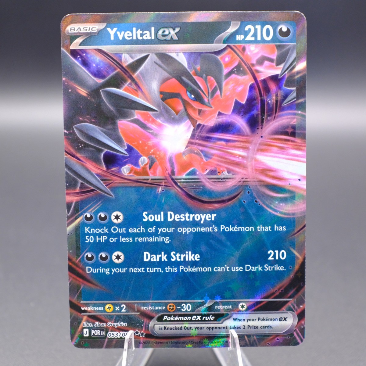 Yveltal ex 053/088 Double Rare ME03: Perfect Order Pokemon TCG NM