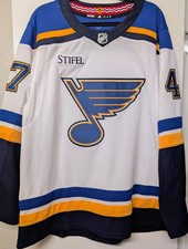 Adidas Primegreen St. Louis Blues Away Torey Krug Jersey - Sz 56 (2XL)