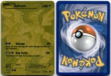 Zekrom 115 Full Art Secret Rare 115/113 Holo Legendary Treasures Pokemon MP on eBay