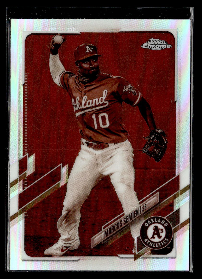 Marcus Semien 2021 Topps Chrome #8 Sepia Refractor PLEASE READ