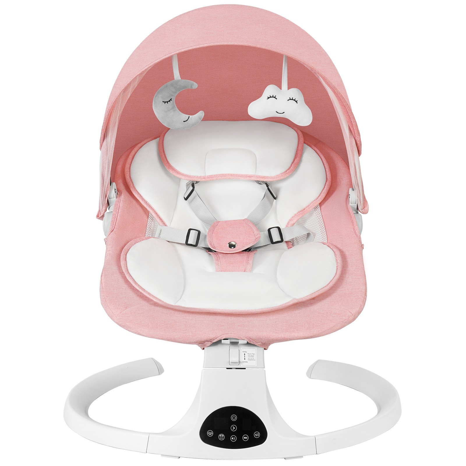 Electric Baby Swing,Usable in summer and winter, 5 Speed Modes of Gentle Swaying