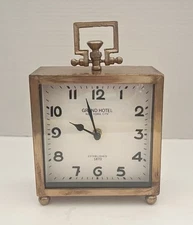 GRAND HOTEL New York  Desk Clock Easton Battery operated Tested 6” EUC SALE!
