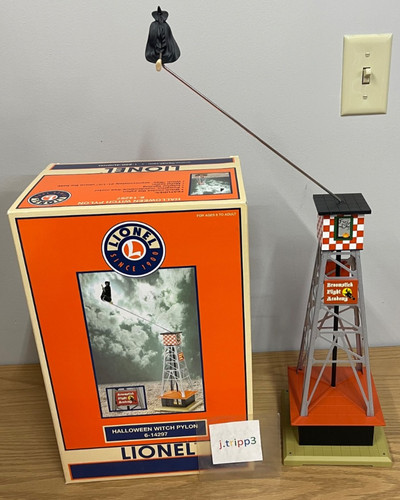 Lionel 6-14297 Pilón Animado Hallowen Bruja Voladora Tren Accesorio Calibre O | Zustand: New