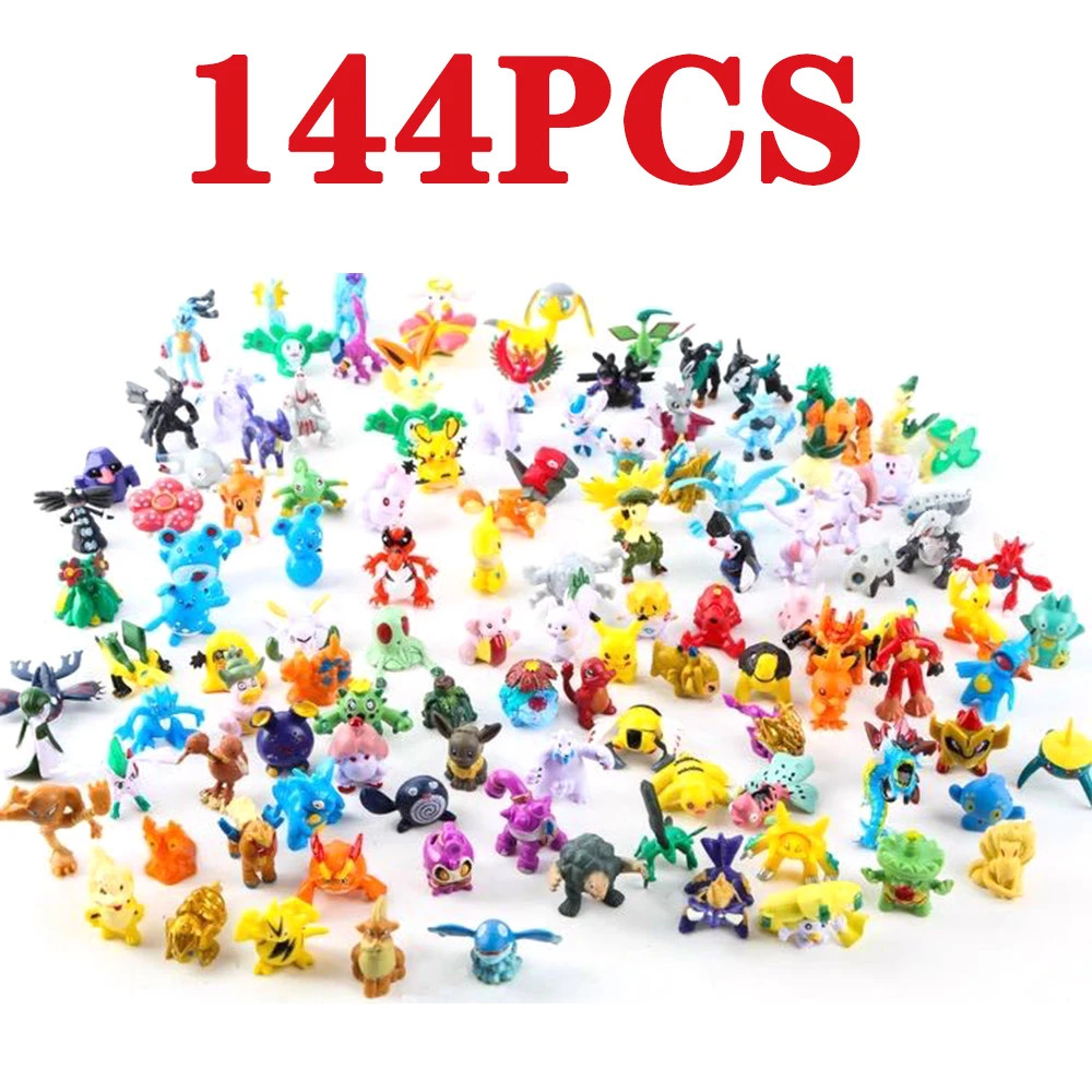 Pikachu Action Figures Kids Gift Party Favors