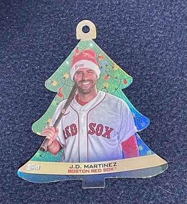 2022 Topps Holiday JD Martinez Ornament #WHO-JM Boston Red Sox Walmart Exclusive