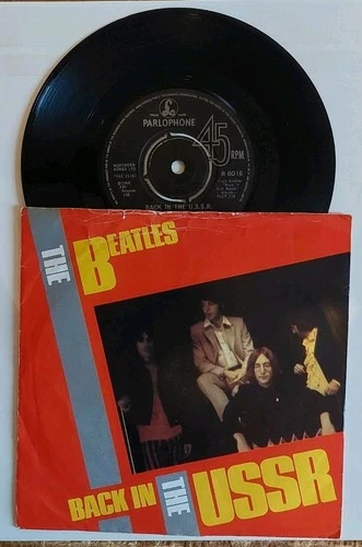 BEATLES Back In The USSR / Twist And Shout 7" Single 1982 REISSUE Anniversary