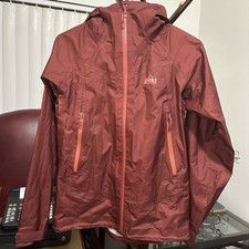 Womens REI Co-op Merlot Red Event Fabric Rhyolite Rain Jacket Sz XS