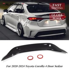 For 2020-2024 Toyota Corolla Sedan Glossy Black R Style Rear Trunk Spoiler Lip For 2020-2024 Toyota Corolla Sedan Glossy Black R Style Rear Trunk Spoiler Lip