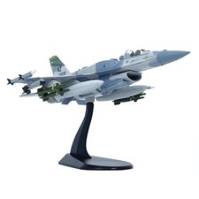 Espositore modellino caccia F-16F in lega pressofusa scala 1/72 UAE Air Force 20 cm
