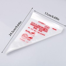 50/100pcs Disposable Pastry Bag Cake Decoration Bags Set Cup Cake Tool Baking