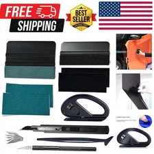 Car Window Film Tinting Tools, Auto Window Tint Tool Kit, Felt Squeegee Vinyl...