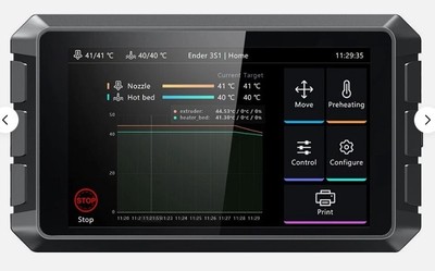 Creality Sonic Pad 3D Drucker Smart Pad 7 Zoll Touchscreen Klipper Firmware