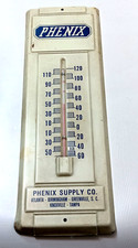 Termometro in metallo vintage Phenix Supply Co.