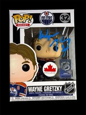 Wayne Gretzky Signed Edmonton Oilers Hockey Funko Pop Autograph Beckett BAS COA