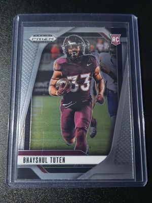 Bhayshul Tuten - Prizm Draft Picks 2025 - Jaguars, Virginia Tech Hokies - RC