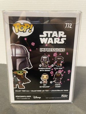 Funko POP! STAR WARS impressions 7体セット Funko Pop! IMPRESSIONS #772 Star Wars The Mandalorian With Grogu