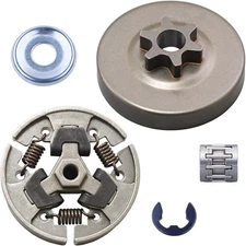 3/8" Picco 6T Clutch Drum Spur Sprocket Bearing Kit For Stihl MS192T MS193T Saw