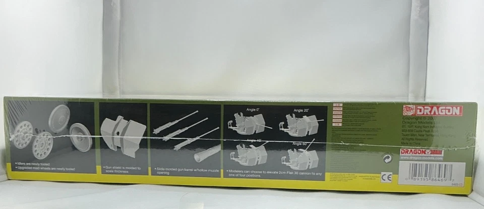 Dragon 1:35 Flakpanzer 38(t) Sd.Kfz.140 (Sf) Ausf.L "Gepard" #6469 NEW - Image 4 of 4