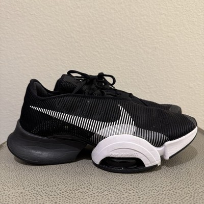 Nike Air Zoom SuperRep 2 Black White Shoes CU6445-003 Men's Size 8.5 EUC