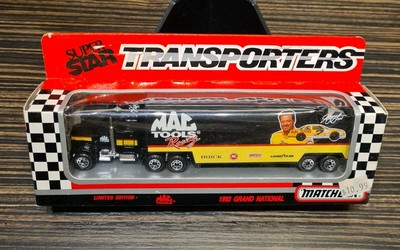 MATCHBOX SUPER STAR NASCAR TRANSPORTER #7 HARRY GRANT MAC TOOLS RACING 