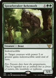 Spearbreaker Behemoth - Commander: Kamigawa: Neon Dynasty #132