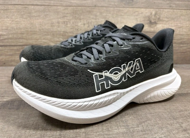 Hoka One One Mach 6 Shoes Black Running Sneakers Womens Size 7 B