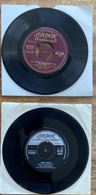 2 x SLIM WHITMAN 7'' vinyl & his singing Guitar Vol.2 EP & ROSE MARIE NM Casting