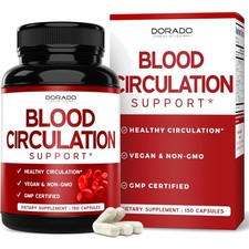 Blood Circulation Supplements with Diosmin  More 150 Capsules Blood Flow Sup...