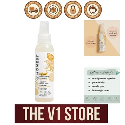 Citrus Vanilla Hair Detangler Spray - Gentle, Tear-Free Leave-In Conditioner
