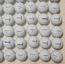 100 Titleist TOUR SOFT White 5A/4a Used Golf Balls
