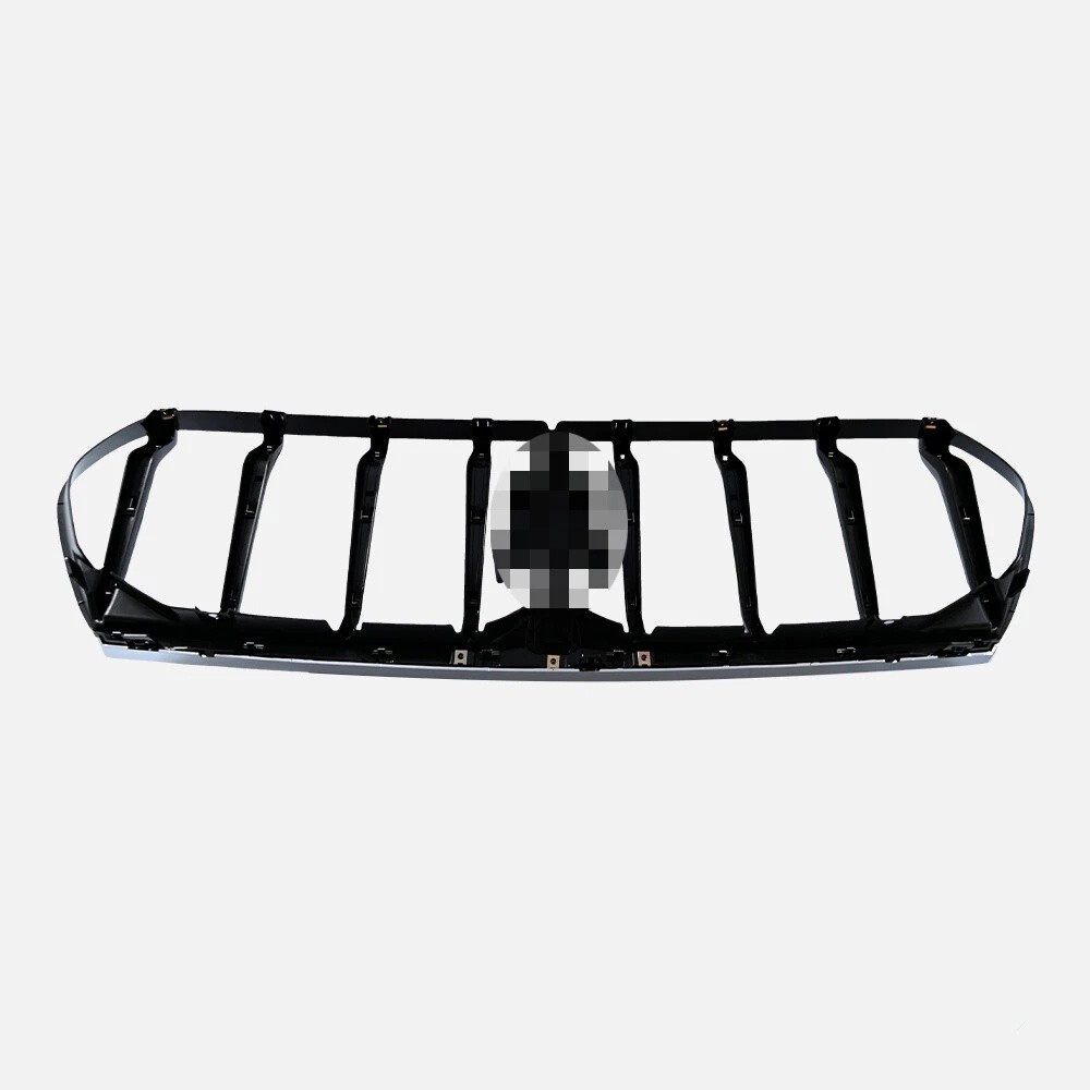 Front Bumper Grille Upper Radiator Chrome Black For Maserati Levante 2017-2024