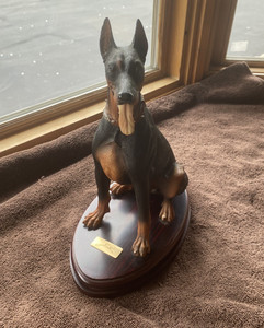 Vintage 1983 NICO Doberman Pinscher 11x10 Made in Spain; Anna-Perenna, Inc