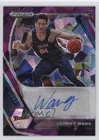 2021 Panini Prizm Draft Picks Purple Ice Prizm 2/99 Johnny Wang #DP-JWA Auto